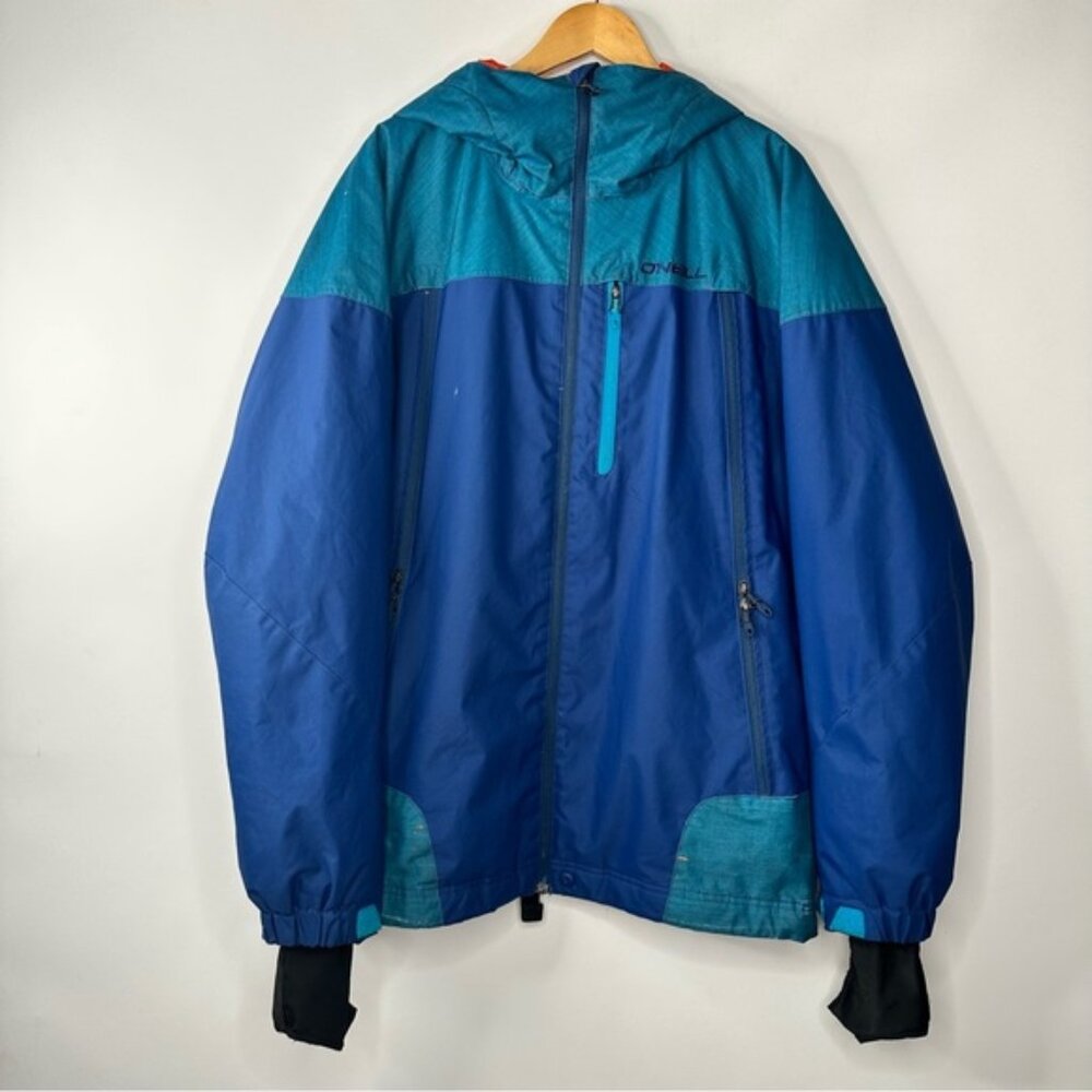 O'Neill Snowboard Ski Jacket Mens L Hooded Waterproof Insulated 2 Layer Shell
